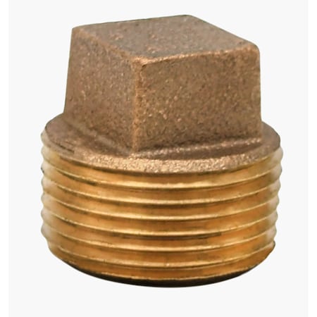 3/4 BRONZE SQ HD PLUG NO LEAD